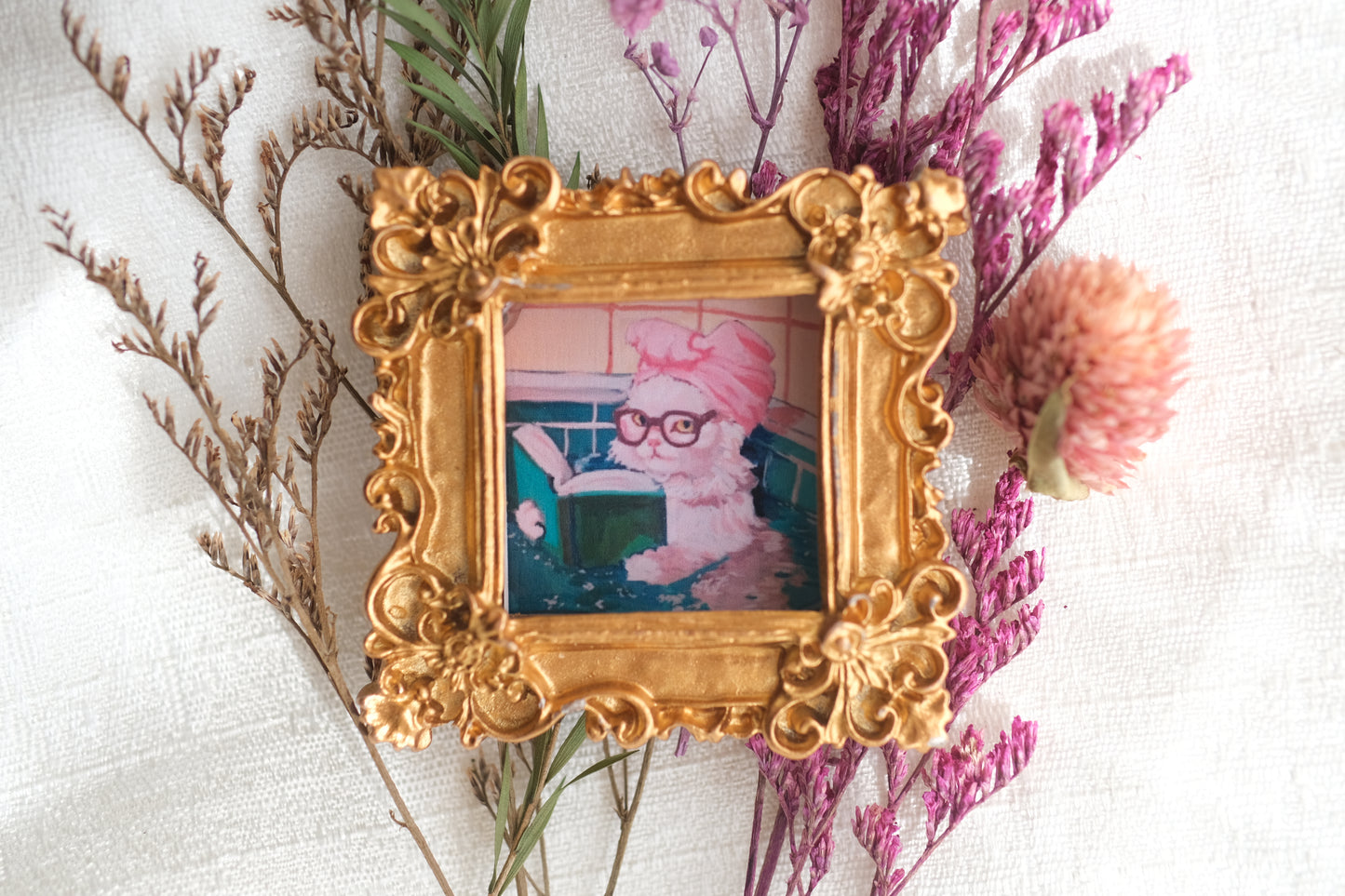 Me Time - Miniature Framed Magnet