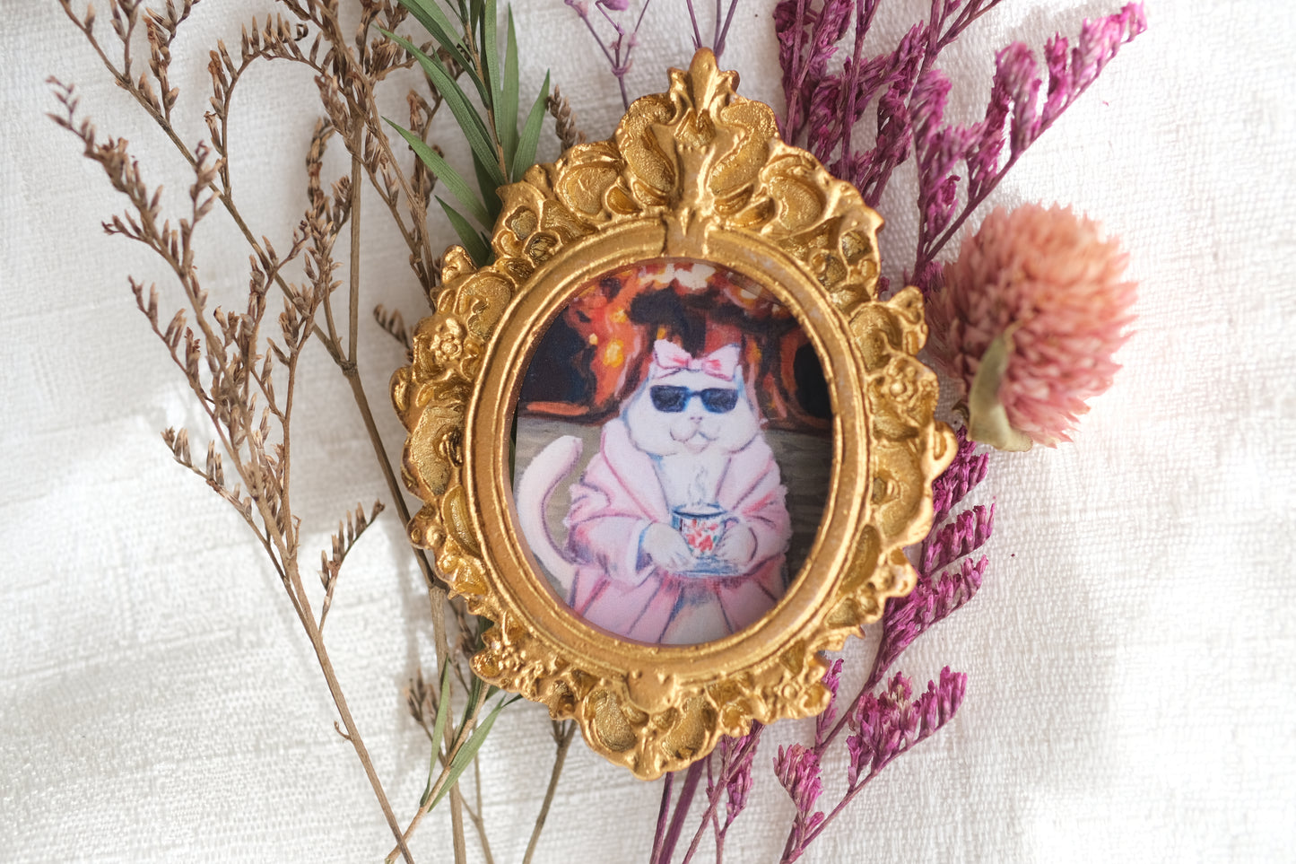 Stay Calm - Miniature Framed Magnet