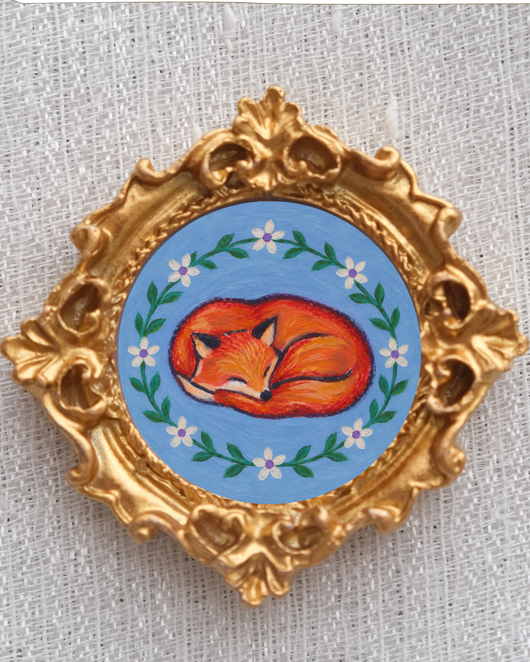 Dreamy Fox - Art Magnet