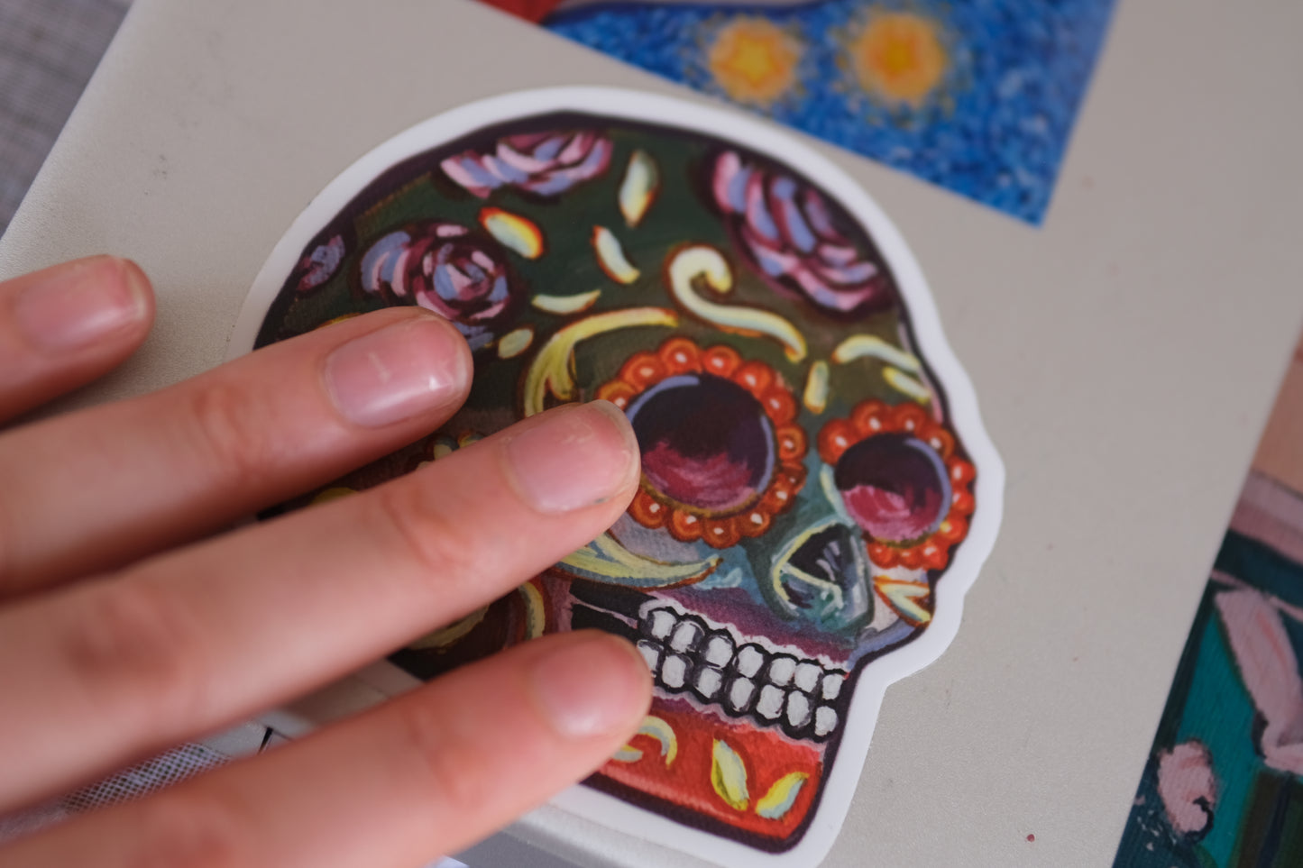 Sugar Skull - Vinyl Matte Sticker