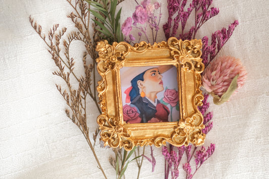 Rosaleth - Miniature Framed Magnet