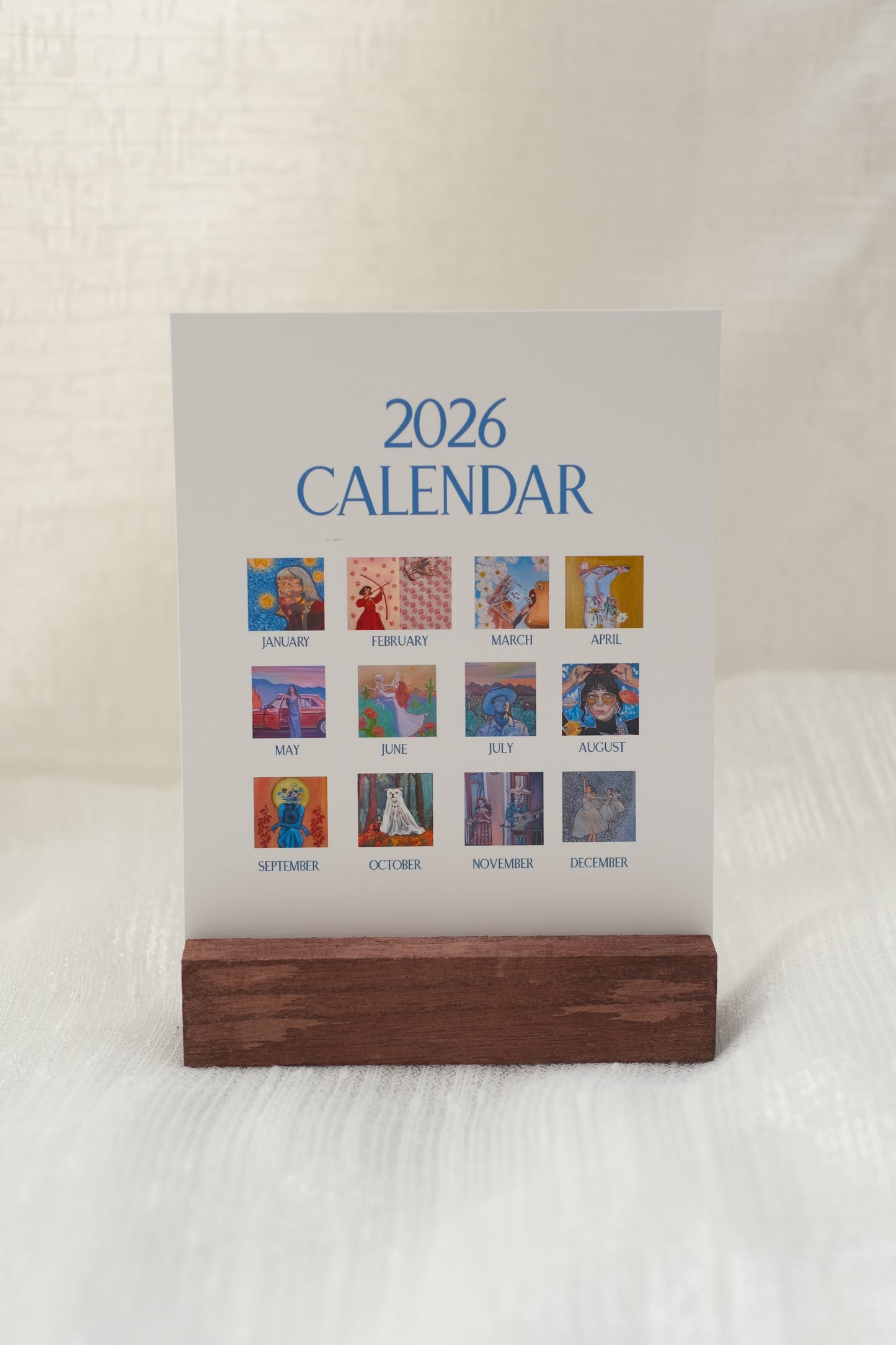 2026 Mini Art Calendar
