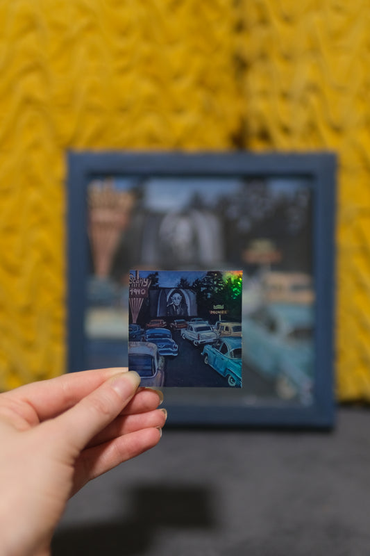 Movie Night- Sticker