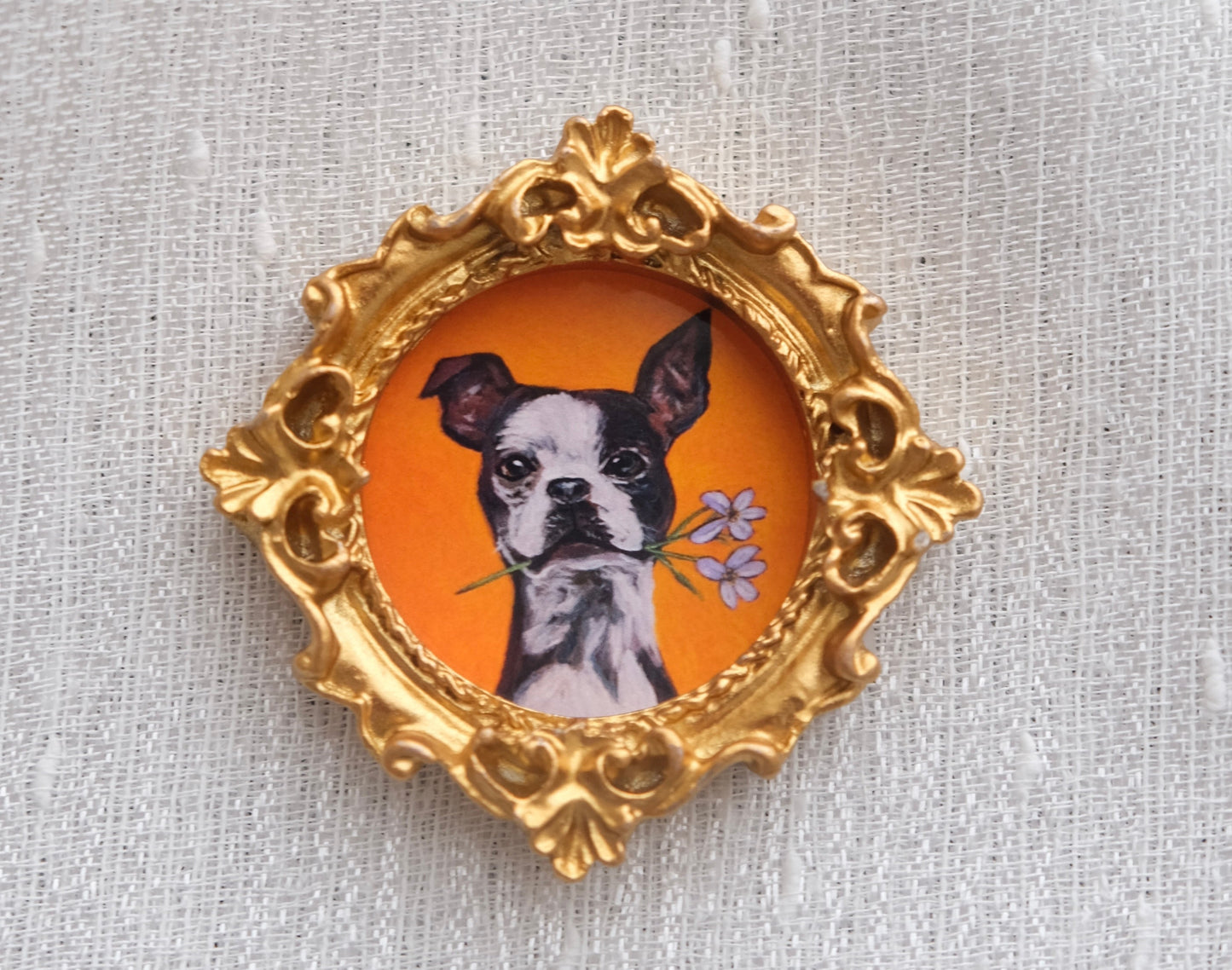 Boston Terroir Flower Collection - Miniature Framed Magnet