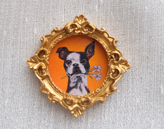 Boston Terroir Flower Collection - Miniature Framed Magnet