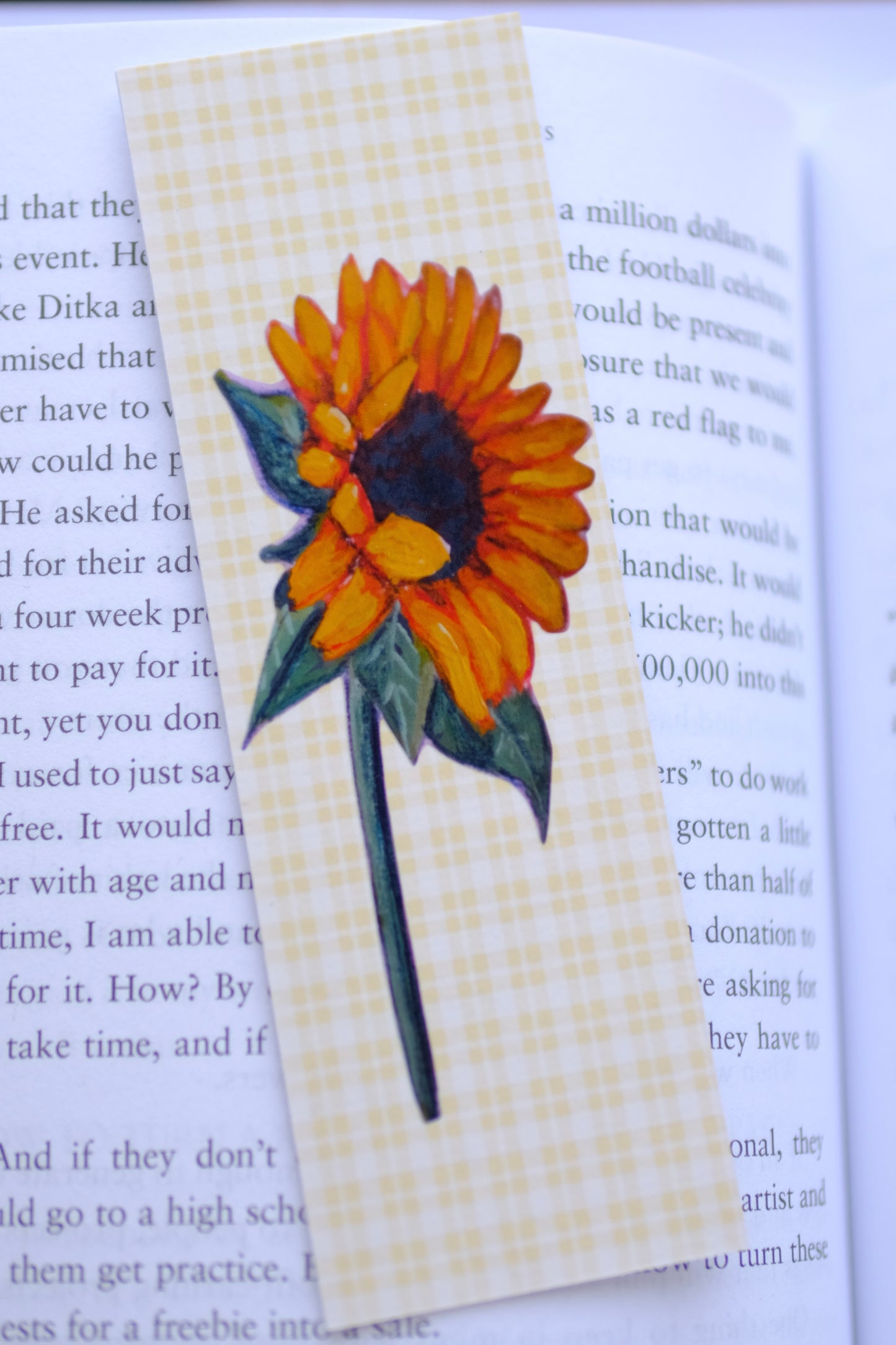 Sunflower Bookmark