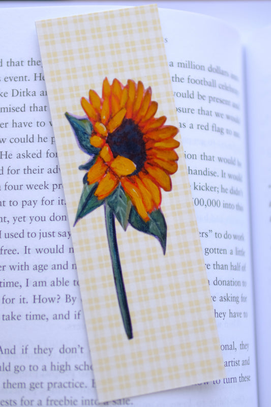 Sunflower Bookmark