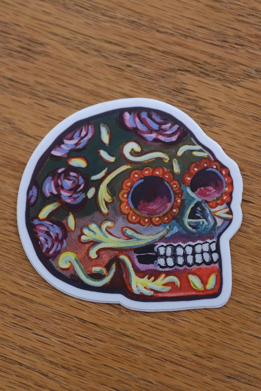 Sugar Skull - Vinyl Matte Sticker