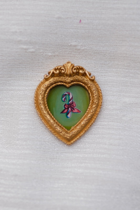 Candy Cane - Miniature Framed Magnets