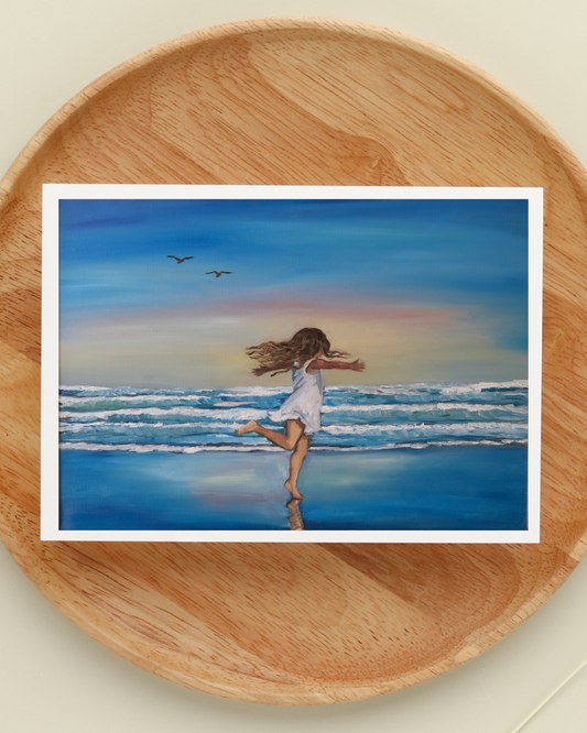 Beach Girl - Greeting Card