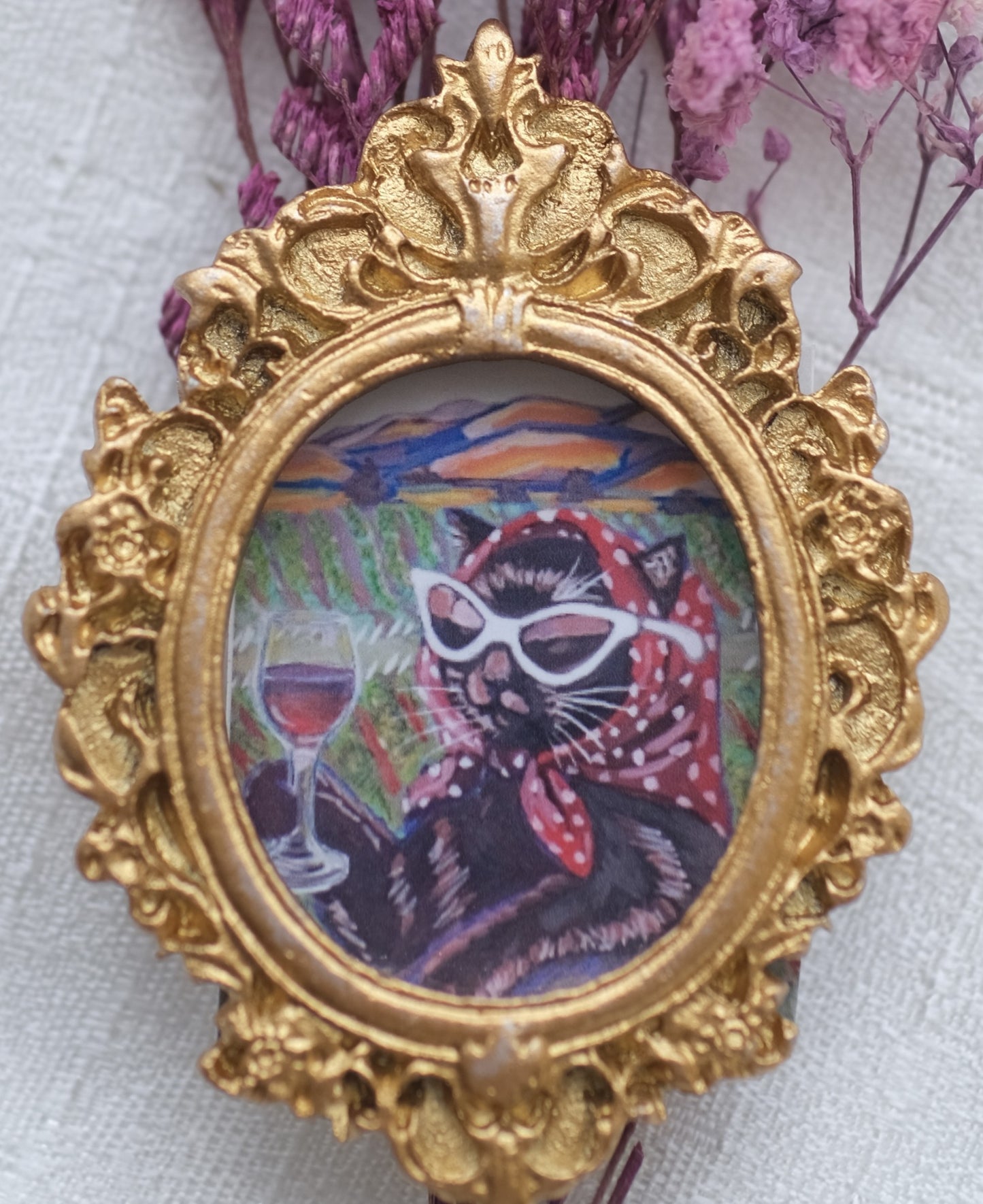 Wine Time - Art Magnet