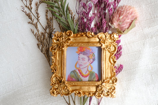 Frida Kahlo 3 - Miniature Framed Magnet