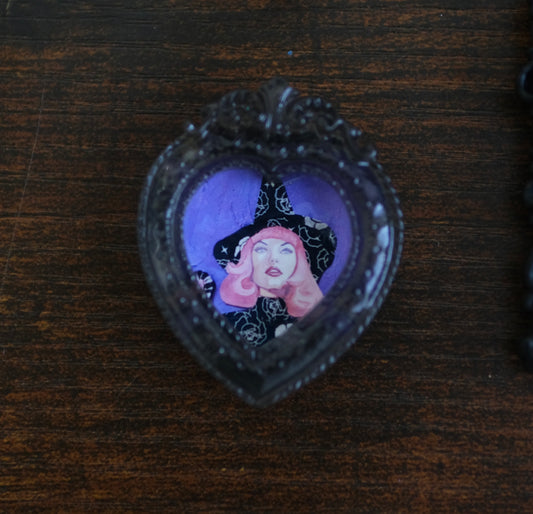 The Witch- Dark Miniature Framed Magnets