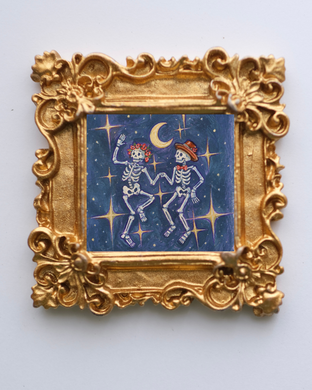Dancing Skeletons - Art Magnet