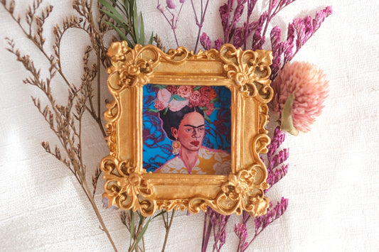 Frida Kahlo 2- Miniature Framed Magnet