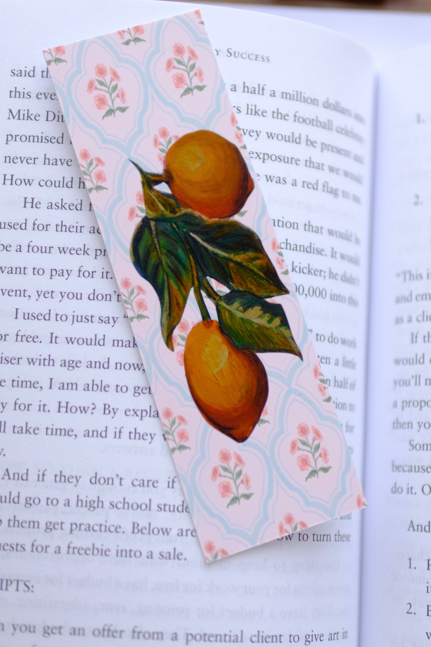Lemons Bookmark