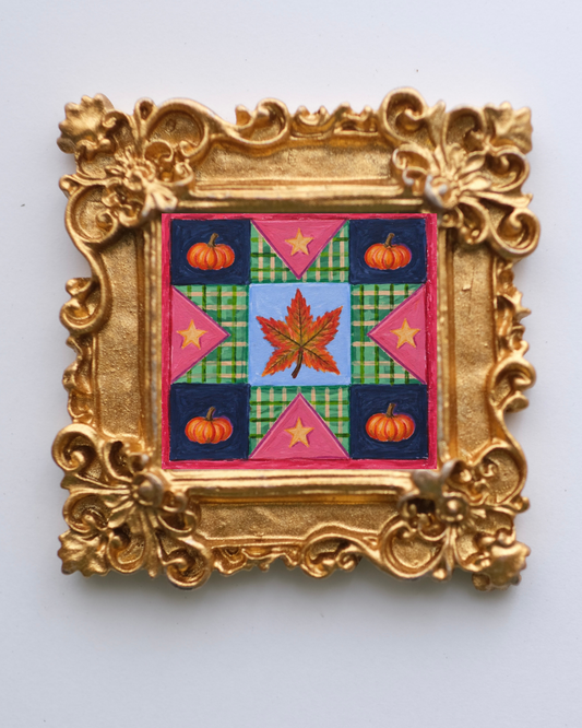 Fall Quilt - Art Magnet