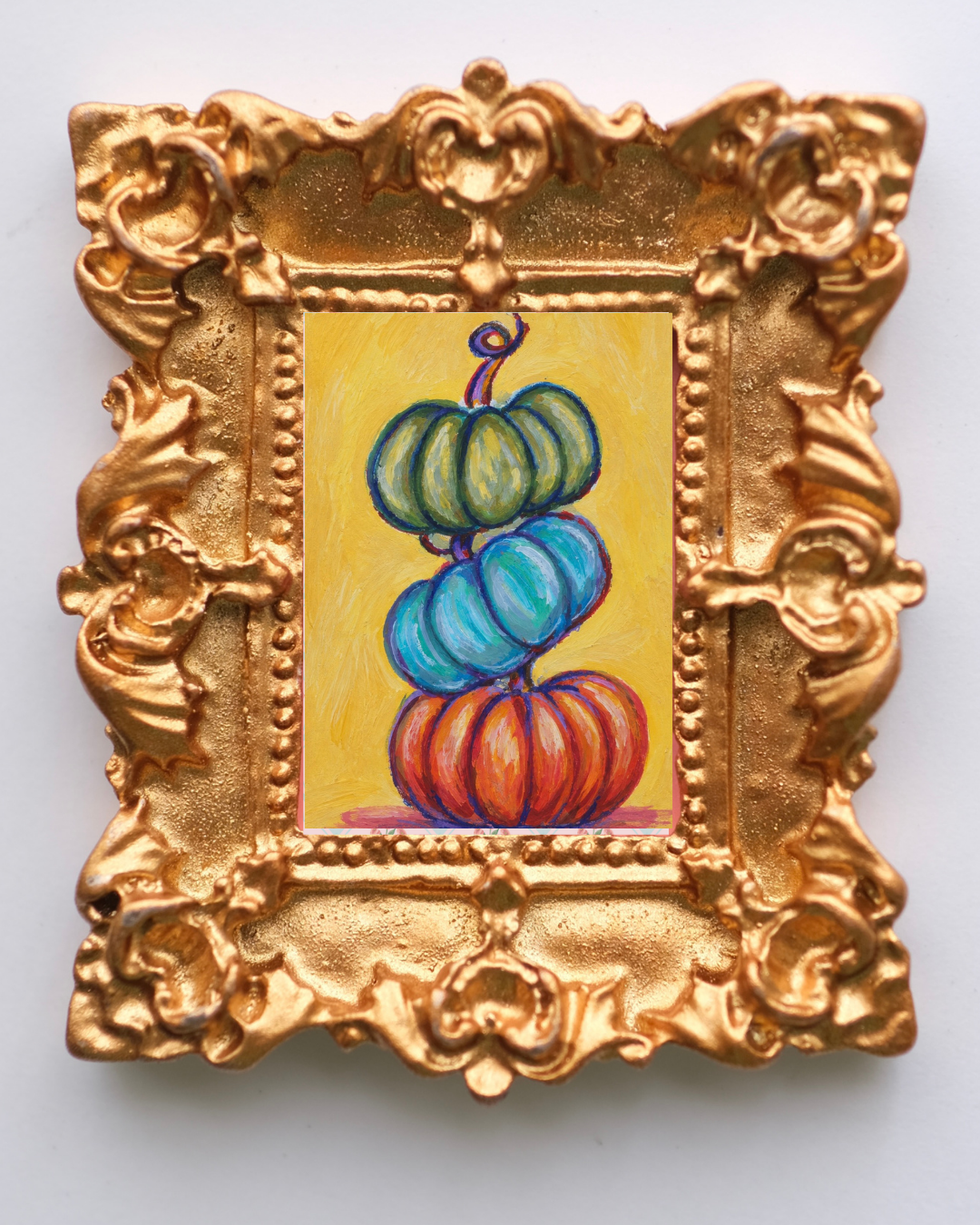 3 Pumpkins - Art Magnet