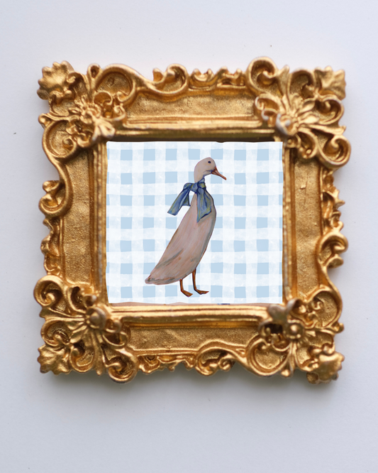 Duck Checkered - Art Magnet
