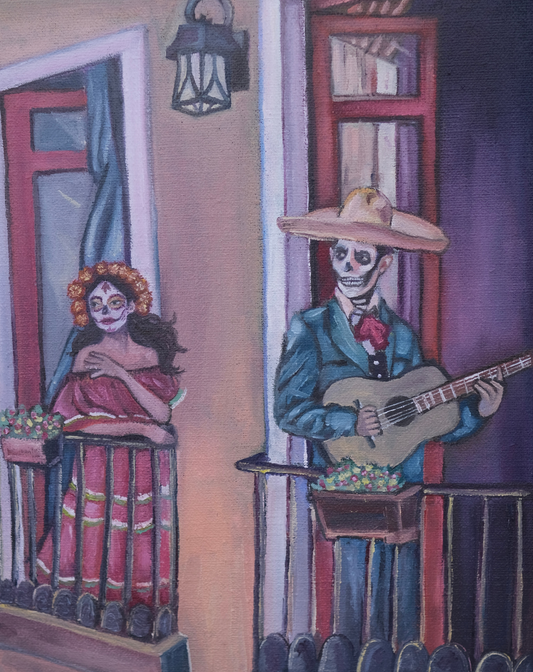 Day of Dead Couple - Print