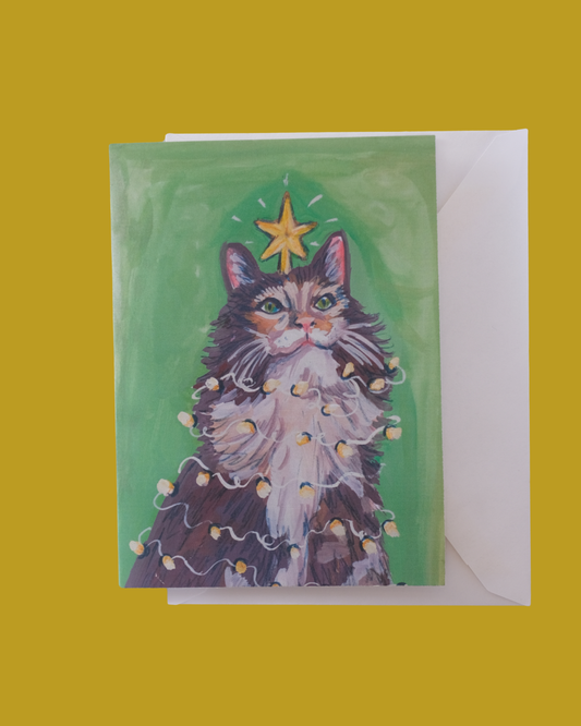 Holiday Card - Christmas Cat